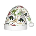 thumbnail image 1 of Balery Cute Dinosaurs Pattern Santa Hat Christmas Hat Funny Christmas Hat Christmas Knitted Beanie Hat For Kids, 1 of 6