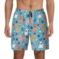 thumbnail image 1 of Balery Cute Dog Mens Swim Trunks Swim Shorts for Men Quick Dry Inseam Beach Shorts with Compression Liner Pocket-3X-Large, 1 of 9