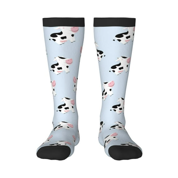 Balery Cute Farm Cow Fun Novelty Socks Men'S Women'S Crew Socks Funny Crazy Novelty Socks Quirky And Cool Socks