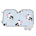 thumbnail image 1 of Balery Cute Farm Cow Print Car Windshield Sun Shade,Windshield Sunshade for Car Pickup Truck SUV Accessories-Small, 1 of 7
