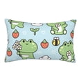 thumbnail image 1 of Balery Cute Floral Frog Bedding Queen Pillow Cases - Envelope Closure - Soft Brushed Microfiber Fabric - Shrinkage and Fade Resistant Pillow Cases-16"x24", 1 of 9