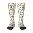 thumbnail image 1 of Balery Cute Flower Printed Novelty Socks Men's Women's Crew Socks Sports Socks Knee High Socks Cotton Socks Quirky and Cool Socks, 1 of 9