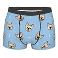 thumbnail image 1 of Balery Cute French Bulldog Men's Boxer Briefs, Soft and Breathable Cotton Underwear with nylon Waistband-Medium, 1 of 9