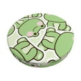 thumbnail image 1 of Balery Cute Frog Velvet Round Bar Chair Cushion Cover Adjustable, Protects From Scratches And Stains, Soft & Washable Ideal For Wooden And Metal Stools - 12 Inch, 1 of 7