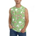thumbnail image 1 of Balery Cute Frog2 Men's Sleeveless Muscle Shirts Workout Tank Top, Moisture Wicking, Odor Protection-Small, 1 of 8
