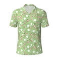 thumbnail image 1 of Balery Cute Frog2 Printed Men’s Short Sleeve Polo Shirt, Midweight Men's Shirt,Golf Polo shirts -X-Large, 1 of 9