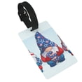 thumbnail image 1 of Balery Cute Gnomes in USA1 Print Durable Luggage Tags with Secure Strap, Personalized Travel ID Tags for Suitcases, Bags, and Backpacks - Easy Identification for Men and Women, 1 of 8