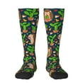 thumbnail image 1 of Balery Cute Hedgehogs Cactus Blue Fun Novelty Socks Men'S Women'S Crew Socks Funny Crazy Novelty Socks Quirky And Cool Socks, 1 of 9