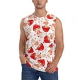 thumbnail image 1 of Balery Cute Mushroom Men's Sleeveless Muscle Shirts Workout Tank Top, Moisture Wicking, Odor Protection-XX-Large, 1 of 8