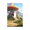 thumbnail image 1 of Balery Cute Mushroom Town for Duplex Wall Plates Kit, Electrical Outlet Covers, Standard Size 1-Gang 5.0" x3.0", Electric Receptacle Plug Covers-Style T, 1 of 6