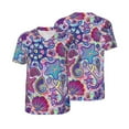 thumbnail image 1 of Balery Cute Nautical Baseball Jersey for Men Casual Button Down Shirts Short Sleeve Active Team Sports Uniform-4X-Large, 1 of 9