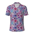 thumbnail image 1 of Balery Cute Nautical Printed Men’s Short Sleeve Polo Shirt, Midweight Men's Shirt,Golf Polo shirts -XX-Large, 1 of 9