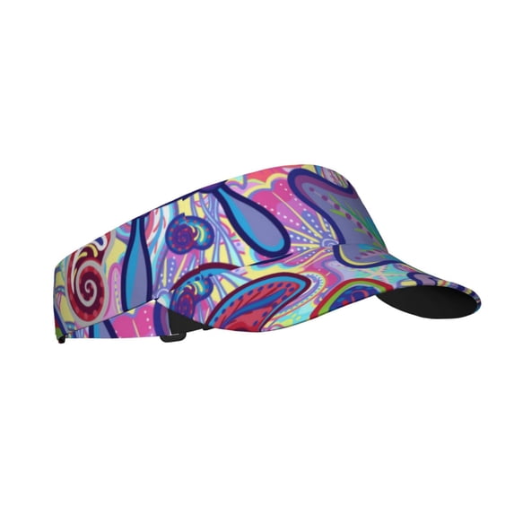 Balery Cute Nautical Sport Wear Athletic Visor Sun Sports Visor Hat Visor Adjustable Cap for Women and Men (One Size)