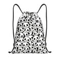 thumbnail image 1 of Balery Cute Panda Face Pattern Drawstring Backpack Bag Sport Gym Sackpack Cinch Bags Pattern Drawstring Backpack Bag Sport Gym Sackpack Cinch Bags -Small, 1 of 6