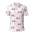 thumbnail image 1 of Balery Cute Panda Printed Men’s Short Sleeve Polo Shirt, Midweight Men's Shirt,Golf Polo shirts -X-Large, 1 of 9