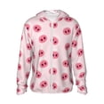 thumbnail image 1 of Balery Cute Pig Nose Men's Women's UPF 50+ Sun Protection Lightweight Hoodie Performance Long Sleeve Shirt for Fishing Running-, 1 of 9