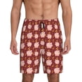 thumbnail image 1 of Balery Cute Pig with Coins Men's Cotton Knit Pajama Shorts Waistband & Pockets,Short Pajama Pants-XX-Large, 1 of 8
