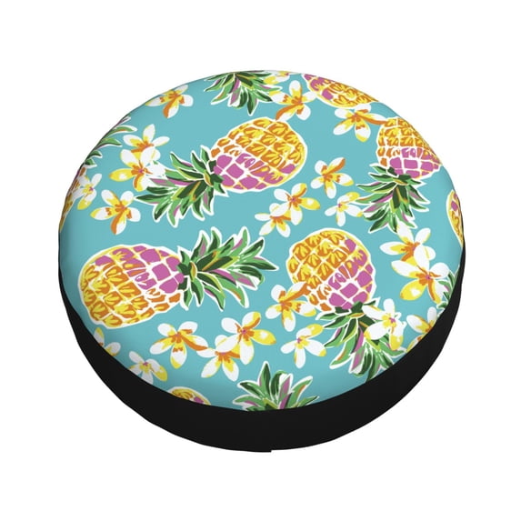 Balery Cute Pineapples Tire Covers - Tough Tire Wheel Protector for Truck, SUV, Trailer, Camper, RV -14 inch