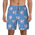 thumbnail image 1 of Balery Cute Poodle Dog Mens Swim Trunks Swim Shorts for Men Quick Dry Inseam Beach Shorts with Compression Liner Pocket-X-Large, 1 of 9