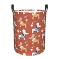 thumbnail image 1 of Balery Cute Poodle Dog Round Laundry Basket with Handles Waterproof Freestanding Laundry Hamper for Clothes Toys in the Dorm and Family-Small, 1 of 1