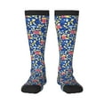 thumbnail image 1 of Balery Cute Popcorn Printed Novelty Socks Men's Women's Crew Socks Sports Socks Knee High Socks Cotton Socks Quirky and Cool Socks, 1 of 9