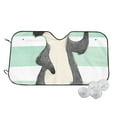 thumbnail image 1 of Balery Cute Raccoon Print Car Windshield Sun Shade,Windshield Sunshade for Car Pickup Truck SUV Accessories-Medium, 1 of 7