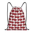 thumbnail image 1 of Balery Cute Red Crab Pattern Drawstring Backpack Bag Sport Gym Sackpack Cinch Bags Pattern Drawstring Backpack Bag Sport Gym Sackpack Cinch Bags -Small, 1 of 6