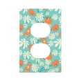 thumbnail image 1 of Balery Cute Sloth on Floral Tree for Duplex Wall Plates Kit, Electrical Outlet Covers, Standard Size 1-Gang 5.0" x3.0", Electric Receptacle Plug Covers-Style S, 1 of 6