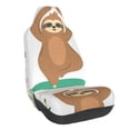 thumbnail image 1 of Balery Cute Sloth In Yoga Pose Tree Pattern Car Seat Cover - Soft & Breathable Front Premium Covers with Non-Slip Protector Fits Most Automotive, Vans, SUVs, Trucks - 1 Unit, 1 of 5