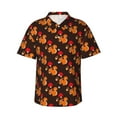 thumbnail image 1 of Balery Cute Squirrel Print Men's Hawaiian Shirts Short Sleeve Beach Shirt Relaxed Fit Vacation Button Down Shirts-X-Large, 1 of 9