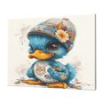 thumbnail image 1 of Balery Cute Sunflower Blue Duck Pattern Canvas Decorative Picture – 30x40in Premium Wall Art, Modern Canvas Print for Home Decor（Horizontal）, 1 of 6