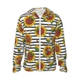 thumbnail image 1 of Balery Cute Sunflowers Men's Women's UPF 50+ Sun Protection Lightweight Hoodie Performance Long Sleeve Shirt for Fishing Running-Small, 1 of 9