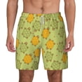 thumbnail image 1 of Balery Cute Turtle Mens Swim Trunks Swim Shorts for Men Quick Dry Inseam Beach Shorts with Compression Liner Pocket-Large, 1 of 9
