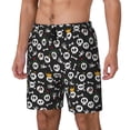 thumbnail image 1 of Balery Cute skull Pattern Mens Swim Trunks Swim Shorts for Men Quick Dry Inseam Beach Shorts with Compression Liner Pocket-Small, 1 of 6