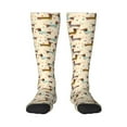 thumbnail image 1 of Balery Dachshund Dog Printed Novelty Socks Men's Women's Crew Socks Sports Socks Knee High Socks Cotton Socks Quirky and Cool Socks, 1 of 9