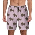 thumbnail image 1 of Balery Dachshund Dog Puppy Mens Swim Trunks Swim Shorts for Men Quick Dry Inseam Beach Shorts with Compression Liner Pocket-X-Large, 1 of 9