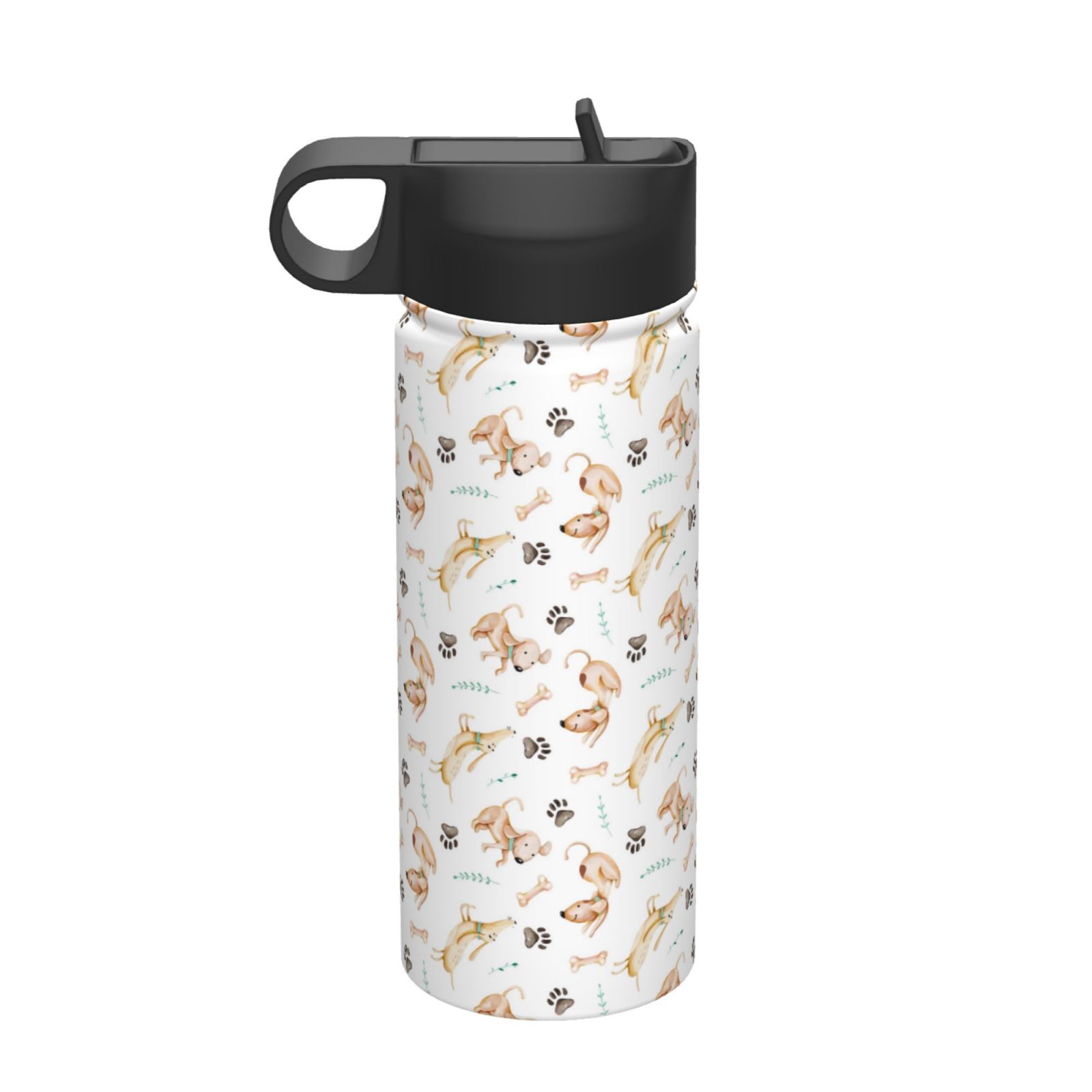 Little Surprise Box, Dachshund Puppy Stainless Steel Premium Insulated Water Bottle, 800ML