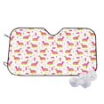 thumbnail image 1 of Balery Dachshund Dog Puppy Print Car Windshield Sun Shade,Windshield Sunshade for Car Pickup Truck SUV Accessories-Medium, 1 of 7