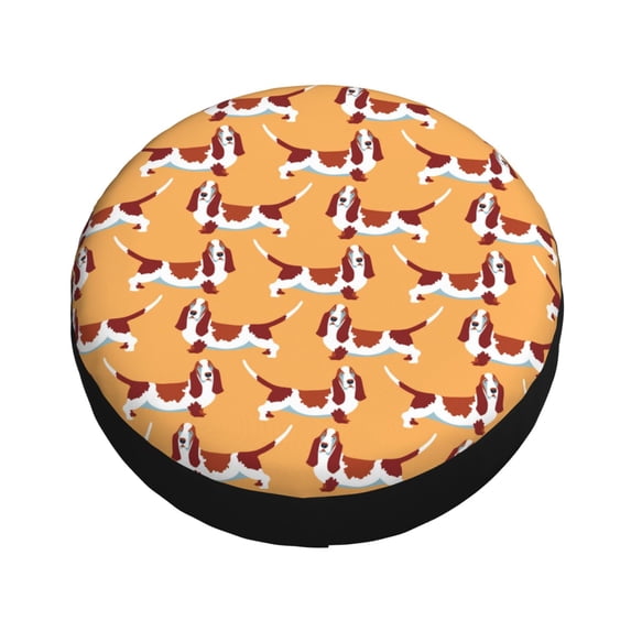 Balery Dachshund Dog Puppy Tire Covers - Tough Tire Wheel Protector for Truck, SUV, Trailer, Camper, RV -16 inch