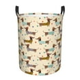 thumbnail image 1 of Balery Dachshund Dog Round Laundry Basket with Handles Waterproof Freestanding Laundry Hamper for Clothes Toys in the Dorm and Family-Medium, 1 of 8