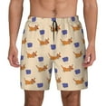 thumbnail image 1 of Balery Dachshund Mens Swim Trunks Swim Shorts for Men Quick Dry Inseam Beach Shorts with Compression Liner Pocket-Large, 1 of 9