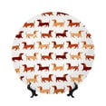 thumbnail image 1 of Balery Dachshund Walking Print Bone China Decorative Plate Ceramic Dinner Plates Art Crafts with Display Stand-8in, 1 of 6