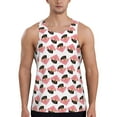 thumbnail image 1 of Balery Dachshund dogs and hearts Pattern Men's Workout Tank Top Gym Muscle Tee Fitness Bodybuilding Sleeveless T Shirt Quick Dry Fit Muscle Tank Top Slim-Fit Tank-Large, 1 of 7