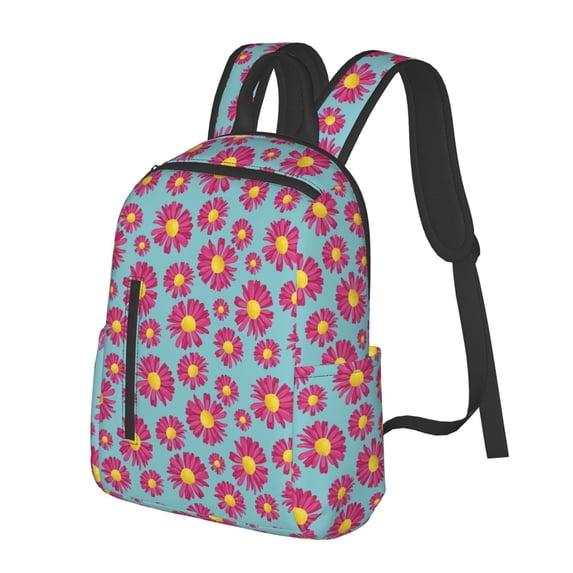 Balery Daisies Flowers Lightweight Backpack for Men and Women - Durable and Water-Resistant, Ideal for School, Work, Travel, and Everyday Use