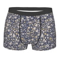 thumbnail image 1 of Balery Daisies Flowers Men's Boxer Briefs, Soft and Breathable Cotton Underwear with nylon Waistband-Small, 1 of 9