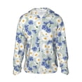 thumbnail image 1 of Balery Daisies Flowers Men's Women's UPF 50+ Sun Protection Lightweight Hoodie Performance Long Sleeve Shirt for Fishing Running-XX-Large, 1 of 9