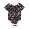 thumbnail image 1 of Balery Daisies Flowers Pattern Baby Climbing Clothes Infant Bodysuit Cute Infant Bodysuit Baby Romper-3 Months, 1 of 7