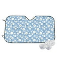 thumbnail image 1 of Balery Daisies Flowers Print Car Windshield Sun Shade,Windshield Sunshade for Car Pickup Truck SUV Accessories-Medium, 1 of 7