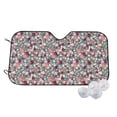 thumbnail image 1 of Balery Daisies Flowers Print Car Windshield Sun Shade,Windshield Sunshade for Car Pickup Truck SUV Accessories-Small, 1 of 7