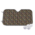 thumbnail image 1 of Balery Daisies Flowers Print Car Windshield Sun Shade,Windshield Sunshade for Car Pickup Truck SUV Accessories-Small, 1 of 7